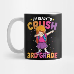 Dabbing Girl Third Grade Funny Back To School Gift Mug